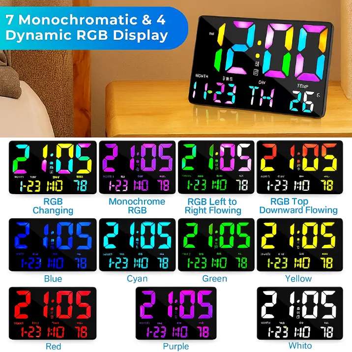 11-Mode RGB Display Clock